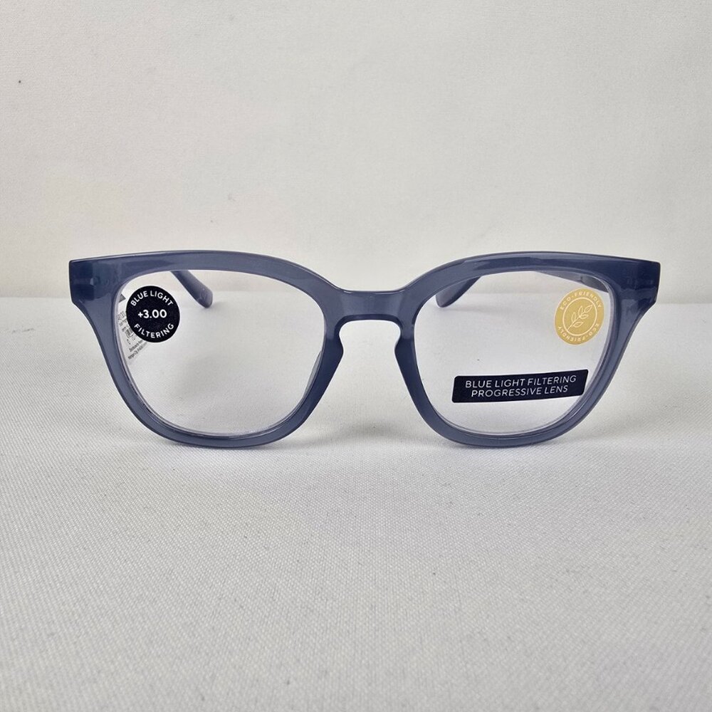 Peepers Blue Light 3461 Nola Progressive +3.00 Reading Glasses